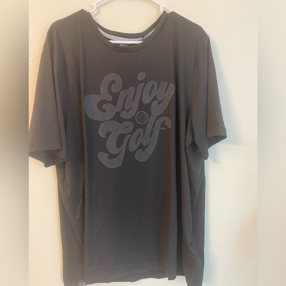 Puma Mens XL enjoy golf lightweight athletic tee